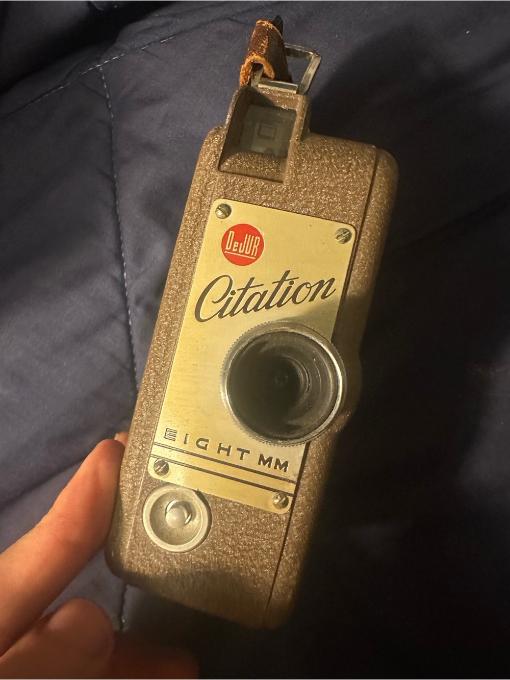 Dejur Citation 8mm Vintage Movie Camera - Brown